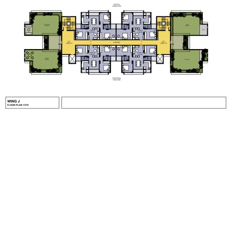 13th Floor Plan